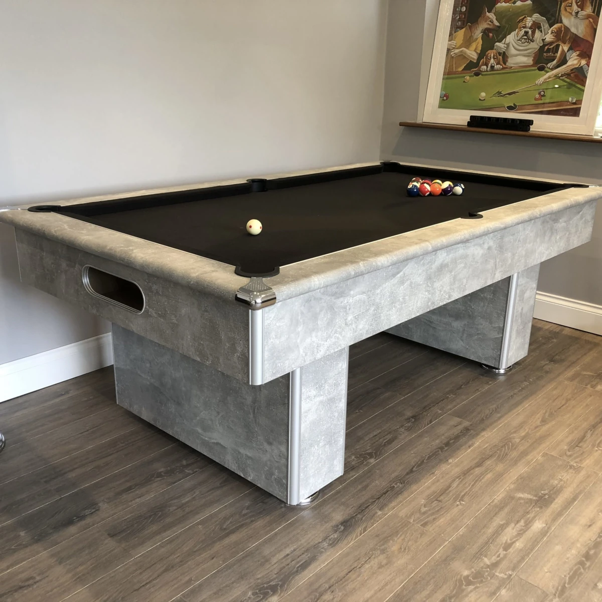 Newbury Italian Grey Slate Bed Pool Table - Home Pool Tables Direct - newburyig2