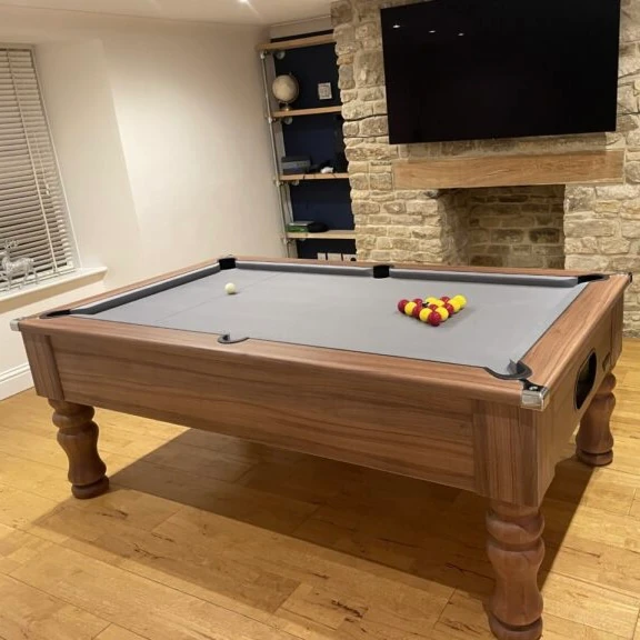 Fox Walnut Slate Bed Pool Table - Home Pool Tables Direct - foxwalnut2