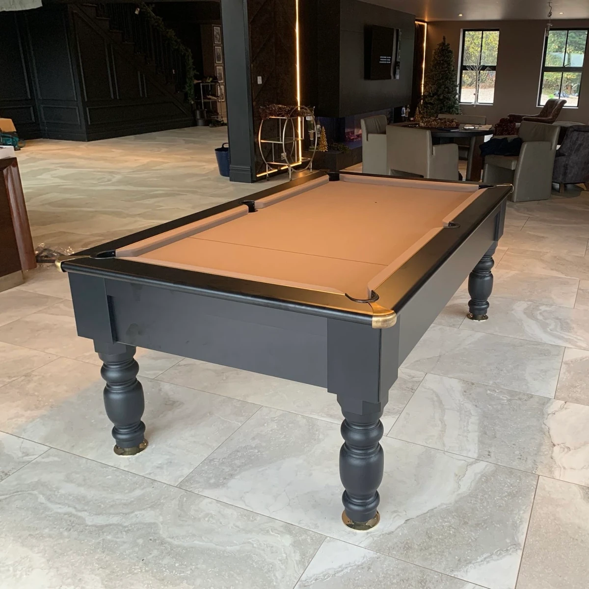 Montpellier Black Slate Pool Table - Home Pool Tables Direct - blackmontp