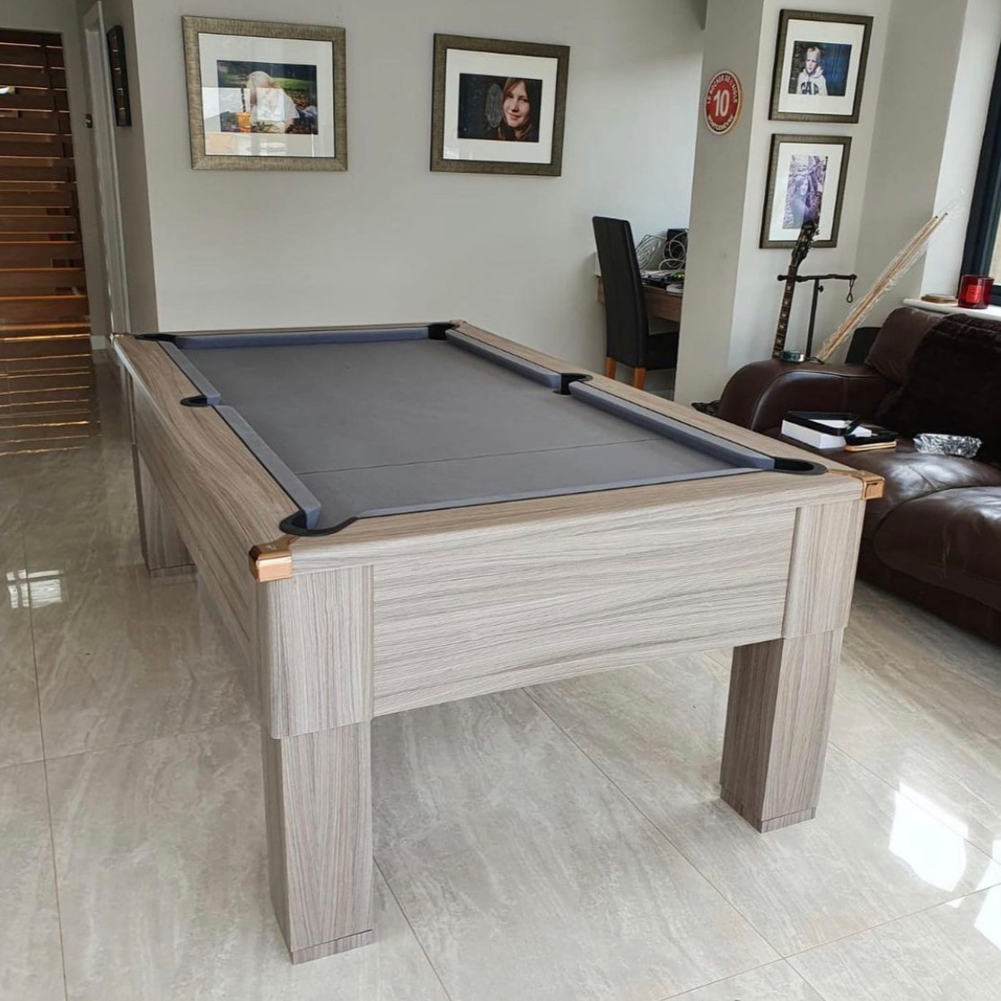 The Coyote Slate Bed Pool Table - Home Pool Tables Direct - Coyote Driftwood 4 sq